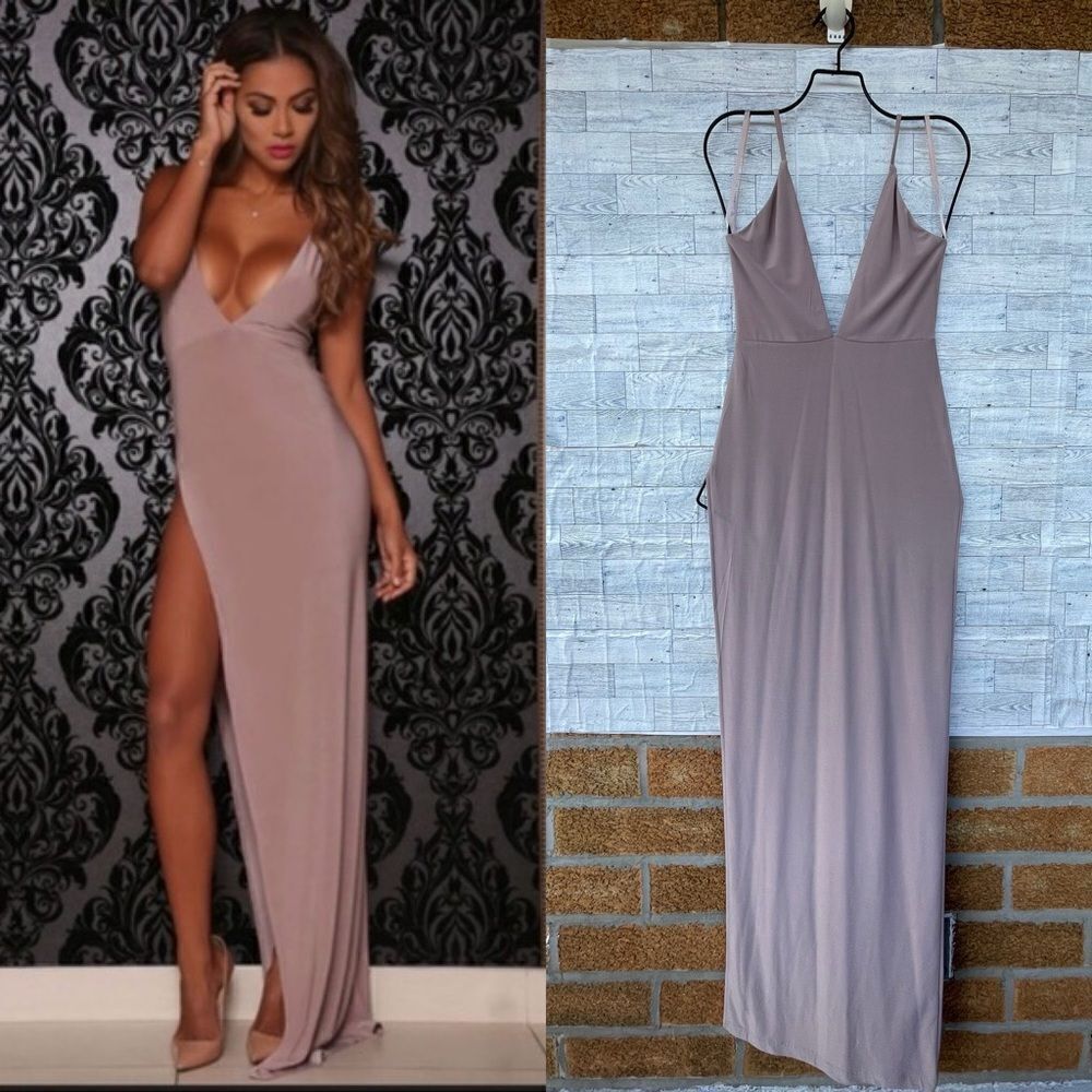 NWT Abyss by Abby ambrosia dress XS Nude
